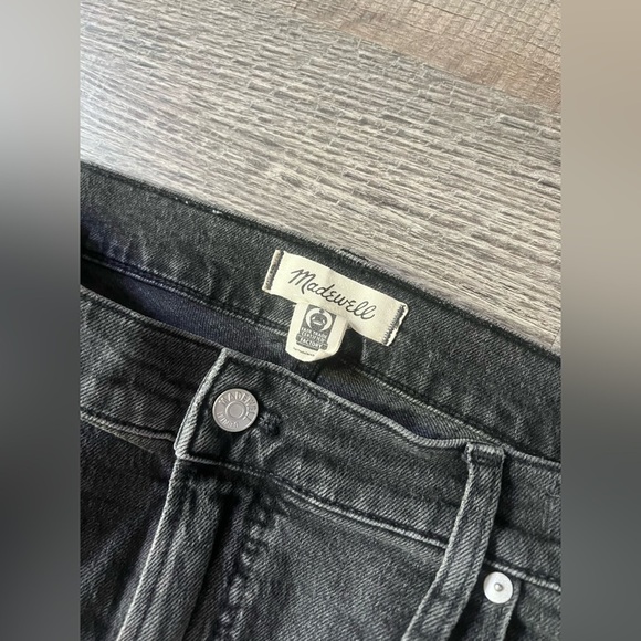 Madewell The Petite Perfect Vintage Jean Lunar Wash 33 Petite Faded Black Cotton - Picture 6 of 8